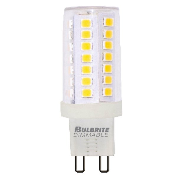 Bulbrite 60-Watt Equivalent T6 Dimmable Bi-Pin (G9) LED Light Bulb Warm White Light, 2PK 861603